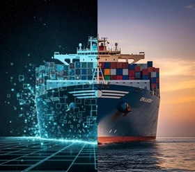 Ocean Freight Icon